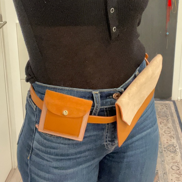 Sticky lemon waist belt bag / pouch - Picture 2 of 7